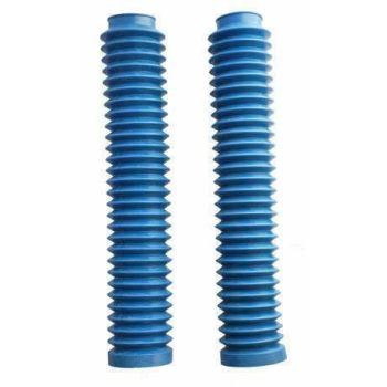 Motorcycle Fork Gaiters 40mm x 60mm x 340mm Blue